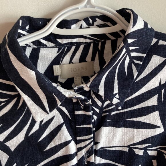 Hobbs Sleeveless Size 10 Black & White Dress - Picture 16 of 16